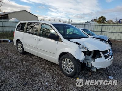 Czwarte zdjęcie samochodu z boku: 2016 DODGE GRAND CARAVAN SE VIN:2C4RDGBG5GR320011 - miniatura