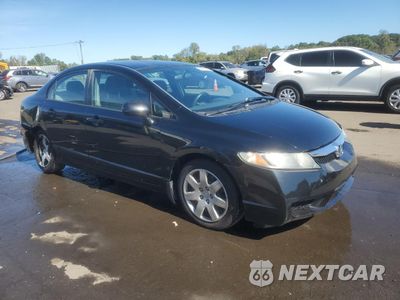 Czwarte zdjęcie samochodu z boku: 2011 HONDA CIVIC LX VIN:2HGFA1F50BH302159 - miniatura