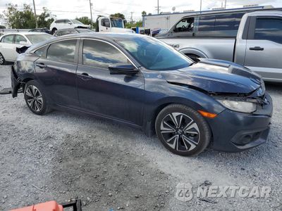 Czwarte zdjęcie samochodu z boku: 2017 HONDA CIVIC EX VIN:19XFC1F80HE020059 - miniatura