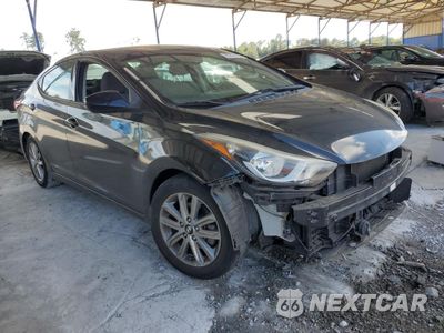 Czwarte zdjęcie samochodu z boku: 2014 HYUNDAI ELANTRA SE VIN:KMHDH4AE3EU090588 - miniatura