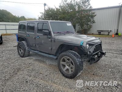 Czwarte zdjęcie samochodu z boku: 2018 JEEP WRANGLER UNLIMITED SAHARA VIN:1C4BJWEG3JL878701 - miniatura