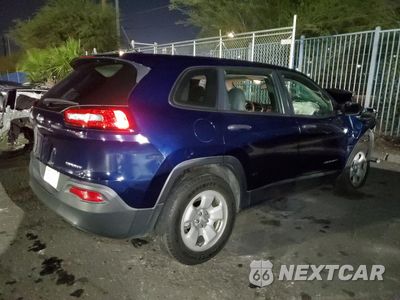 Trzecie zdjęcie samochodu z tyłu: 2014 JEEP CHEROKEE SPORT VIN:1C4PJLAB2EW178929 - miniatura