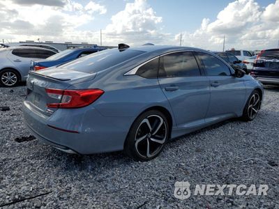 Trzecie zdjęcie samochodu z tyłu: 2022 HONDA ACCORD HYBRID SPORT VIN:1HGCV3F27NA045853 - miniatura
