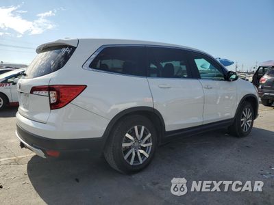 Trzecie zdjęcie samochodu z tyłu: 2021 HONDA PILOT EXL VIN:5FNYF5H51MB026872 - miniatura