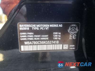 Zdjęcie 12 z 13 samochodu: 2019 BMW 750 XI VIN:WBA7B0C56KG527418 - miniatura