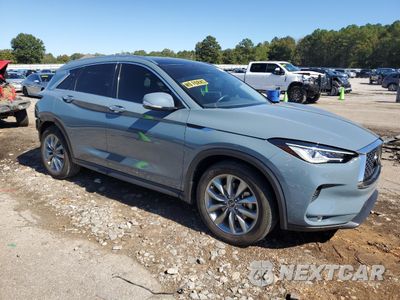 Czwarte zdjęcie samochodu z boku: 2022 INFINITI QX50 LUXE VIN:3PCAJ5BA8NF107682 - miniatura