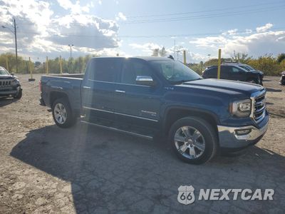 Czwarte zdjęcie samochodu z boku: 2018 GMC SIERRA K1500 SLT VIN:3GTU2NER3JG383526 - miniatura