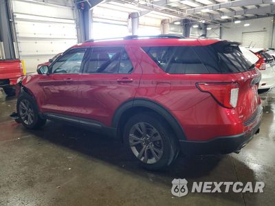Drugie zdjęcie samochodu z przodu: 2021 FORD EXPLORER XLT VIN:1FMSK8DHXMGC03794 - miniatura