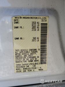 Zdjęcie 12 z 14 samochodu: 2015 NISSAN ALTIMA 2.5 VIN:1N4AL3APXFC201863 - miniatura