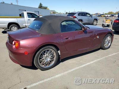 Trzecie zdjęcie samochodu z tyłu: 2003 BMW Z4 3.0 VIN:4USBT53413LU05373 - miniatura