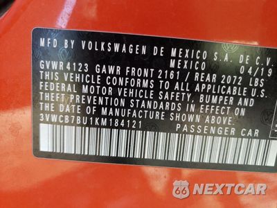 Zdjęcie 13 z 13 samochodu: 2019 VOLKSWAGEN JETTA S VIN:3VWCB7BU1KM184121 - miniatura