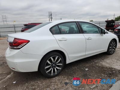 Trzecie zdjęcie samochodu z tyłu: 2015 HONDA CIVIC EXL VIN:19XFB2F94FE034299 - miniatura