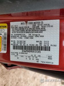 Zdjęcie 12 z 12 samochodu: 2014 FORD FUSION SE VIN:3FA6P0HD9ER121345 - miniatura