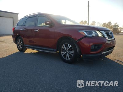 Czwarte zdjęcie samochodu z boku: 2018 NISSAN PATHFINDER S VIN:5N1DR2MNXJC673141 - miniatura