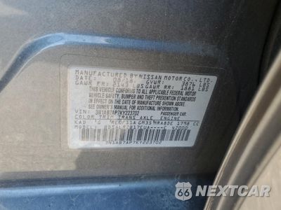 Zdjęcie 12 z 13 samochodu: 2019 NISSAN SENTRA S VIN:3N1AB7AP7KY223702 - miniatura