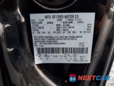 Zdjęcie 12 z 14 samochodu: 2010 FORD F350 SUPER DUTY VIN:1FTWX3BR7AEB15993 - miniatura