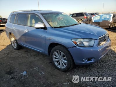 Czwarte zdjęcie samochodu z boku: 2009 TOYOTA HIGHLANDER HYBRID LIMITED VIN:JTEEW44AX92034099 - miniatura