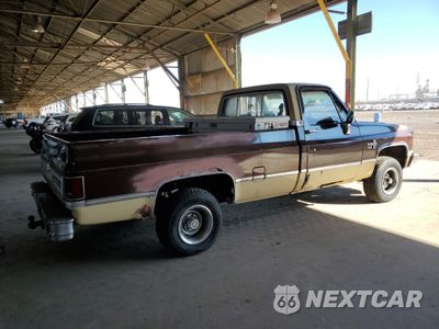 Trzecie zdjęcie samochodu z tyłu: 1983 CHEVROLET K10 VIN:1GCEK14H7DF305679 - miniatura