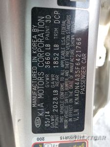 Zdjęcie 13 z 15 samochodu: 2015 KIA RIO EX VIN:KNADN4A35F6421766 - miniatura