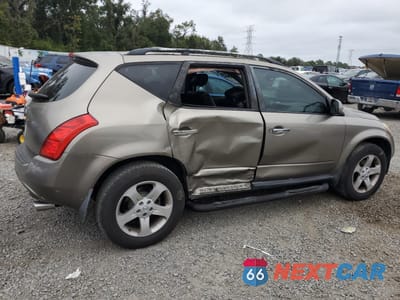 Trzecie zdjęcie samochodu z tyłu: 2004 NISSAN MURANO SL VIN:JN8AZ08T14W225513 - miniatura