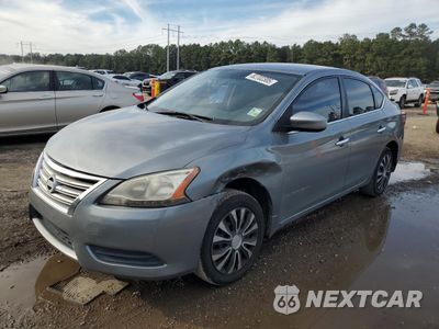 2014 NISSAN SENTRA S 3N1AB7AP6EY313461 - główne zdjęcie licytacji z USA - miniatura