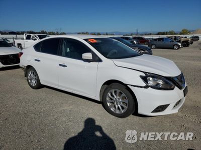 Czwarte zdjęcie samochodu z boku: 2018 NISSAN SENTRA S VIN:3N1AB7APXJL624883 - miniatura