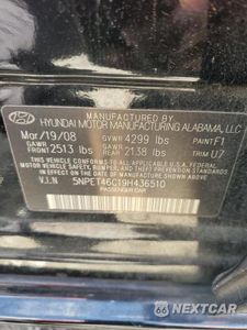 Zdjęcie 12 z 12 samochodu: 2009 HYUNDAI SONATA GLS VIN:5NPET46C19H436510 - miniatura