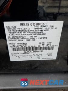 Zdjęcie 13 z 13 samochodu: 2022 FORD ECOSPORT SE VIN:MAJ6S3GL8NC466101 - miniatura