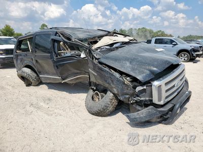 Czwarte zdjęcie samochodu z boku: 2005 FORD EXCURSION LIMITED VIN:1FMSU43P15ED38431 - miniatura