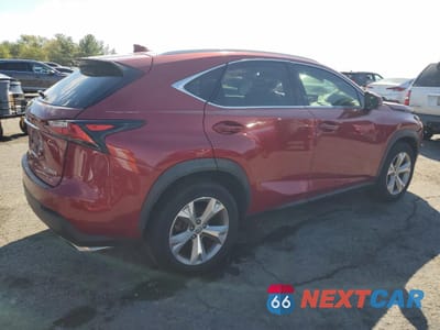 Trzecie zdjęcie samochodu z tyłu: 2017 LEXUS NX 200T BASE VIN:JTJYARBZ9H2082159 - miniatura