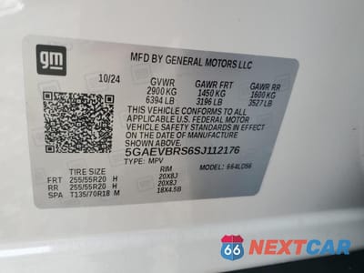 Zdjęcie 14 z 14 samochodu: 2025 BUICK ENCLAVE SPORT TOURING VIN:5GAEVBRS6SJ112176 - miniatura