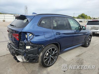 Trzecie zdjęcie samochodu z tyłu: 2020 BMW X3 M COMPETITION VIN:5YMTS0C09LLT10631 - miniatura