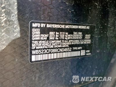 Zdjęcie 13 z 15 samochodu: 2024 BMW IX XDRIVE50 VIN:WB523CF08RCN04652 - miniatura