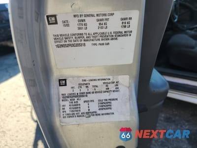 Zdjęcie 12 z 12 samochodu: 2003 PONTIAC GRAND AM SE VIN:1G2NE52F63C205318 - miniatura