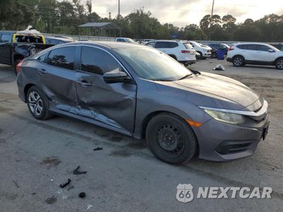 Czwarte zdjęcie samochodu z boku: 2018 HONDA CIVIC LX VIN:2HGFC2F53JH589205 - miniatura