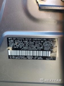 Zdjęcie 12 z 12 samochodu: 2016 LEXUS IS 300 VIN:JTHCM1D26G5006710 - miniatura