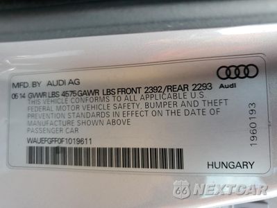 Zdjęcie 12 z 12 samochodu: 2015 AUDI A3 PREMIUM PLUS VIN:WAUEFGFF0F1019611 - miniatura
