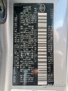 Zdjęcie 13 z 16 samochodu: 2023 TOYOTA CAMRY SE NIGHT SHADE VIN:4T1G11AKXPU811370 - miniatura