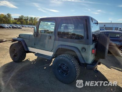 Drugie zdjęcie samochodu z przodu: 2001 JEEP WRANGLER / TJ SPORT VIN:1J4FA49S41P361740 - miniatura