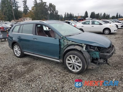 Czwarte zdjęcie samochodu z boku: 2019 VOLKSWAGEN GOLF ALLTRACK S VIN:3VWH17AU1KM516830 - miniatura