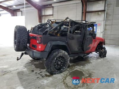 Trzecie zdjęcie samochodu z tyłu: 2016 JEEP WRANGLER UNLIMITED SPORT VIN:1C4BJWDG3GL248669 - miniatura