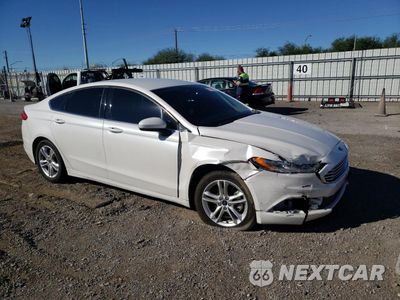 Czwarte zdjęcie samochodu z boku: 2018 FORD FUSION SE VIN:3FA6P0HD3JR257285 - miniatura