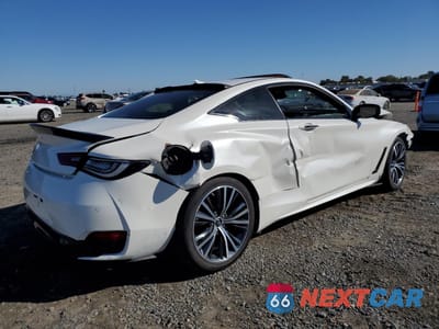 Trzecie zdjęcie samochodu z tyłu: 2021 INFINITI Q60 LUXE VIN:JN1EV7KK7MM410486 - miniatura