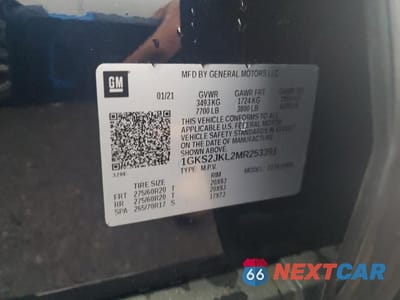 Zdjęcie 12 z 12 samochodu: 2021 GMC YUKON XL DENALI VIN:1GKS2JKL2MR253391 - miniatura