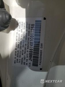 Zdjęcie 12 z 12 samochodu: 2001 HONDA PRELUDE VIN:JHMBB614X1C011268 - miniatura