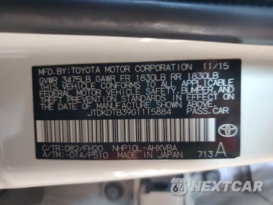 Zdjęcie 12 z 14 samochodu: 2016 TOYOTA PRIUS C VIN:JTDKDTB39G1115884 - miniatura