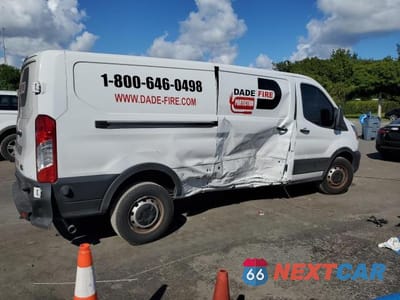 Trzecie zdjęcie samochodu z tyłu: 2024 FORD TRANSIT CARGO VAN T- VIN:1FTYE1Y82RKA17338 - miniatura