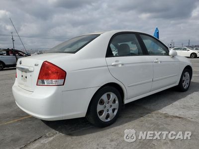 Trzecie zdjęcie samochodu z tyłu: 2007 KIA SPECTRA EX VIN:KNAFE122675483570 - miniatura