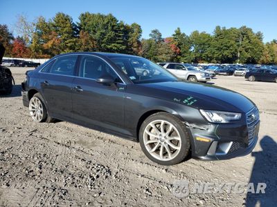 Czwarte zdjęcie samochodu z boku: 2019 AUDI A4 PREMIUM PLUS VIN:WAUENAF4XKN002476 - miniatura