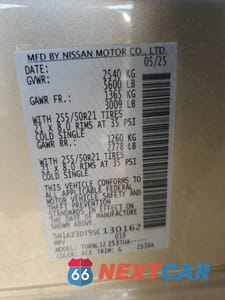 Zdjęcie 13 z 16 samochodu: 2025 NISSAN MURANO PLATINUM VIN:5N1AZ3DT9SC130162 - miniatura